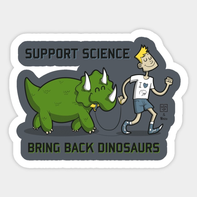 Bring back dinosaurs Sticker by BITICOL
